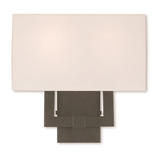 Livex Lighting Hollborn 2 Light ADA Wall Sconce, Bronze