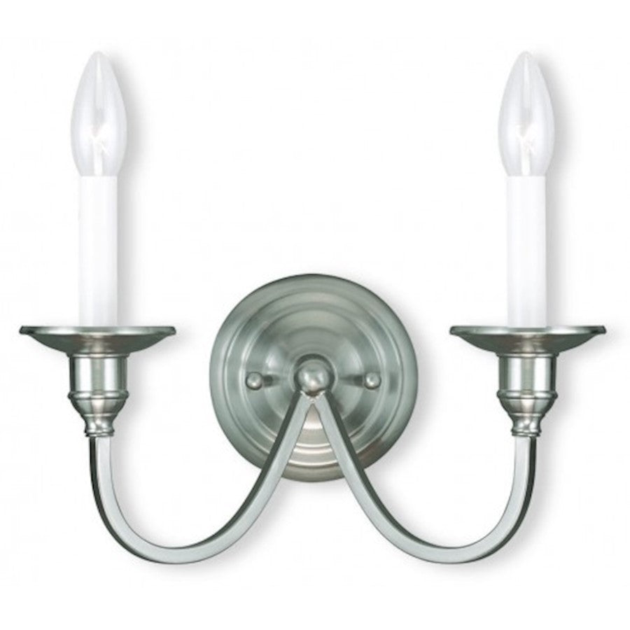 Livex Lighting Cranford Wall Sconce in Brushed Nickel