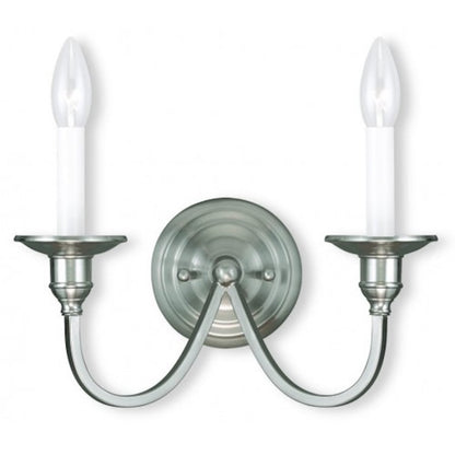 Livex Lighting Cranford Wall Sconce in Brushed Nickel