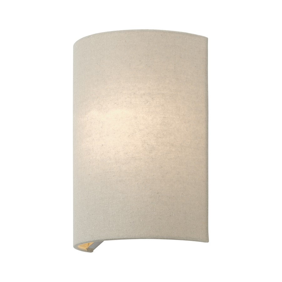 Livex Bellingham 1Lt ADA 11" Sconce, Gold/Parchment Hardback
