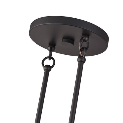 Livex Bellingham 2Lt Large Chandelier, Bronze/Parchment Hardback