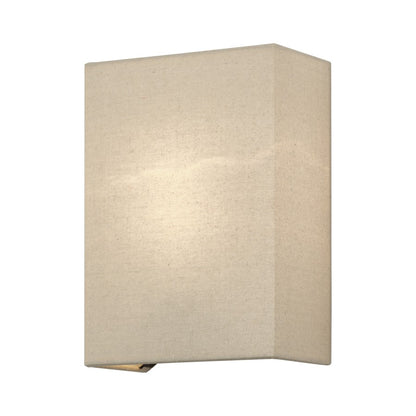 Livex Summit 1Lt ADA Sconce, Bronze/Parchment Hardback/White - 52270-07