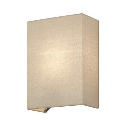 Livex Summit 1Lt ADA Sconce, Bronze/Parchment Hardback/White