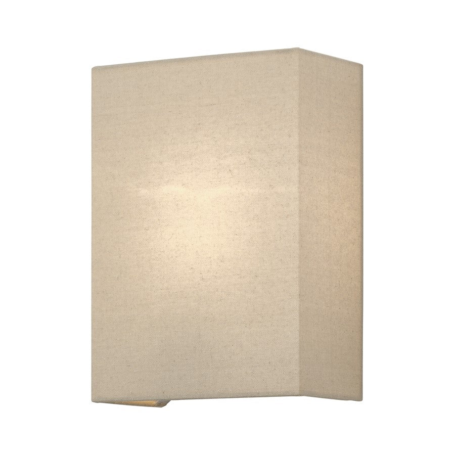 Livex Summit 1Lt ADA Sconce, Gold/Parchment Hardback/White - 52270-48