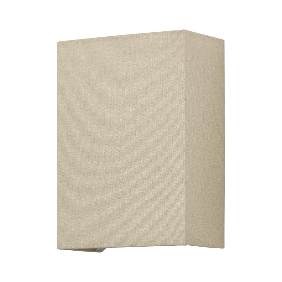 Livex Summit 1Lt ADA Sconce, Gold/Parchment Hardback/White