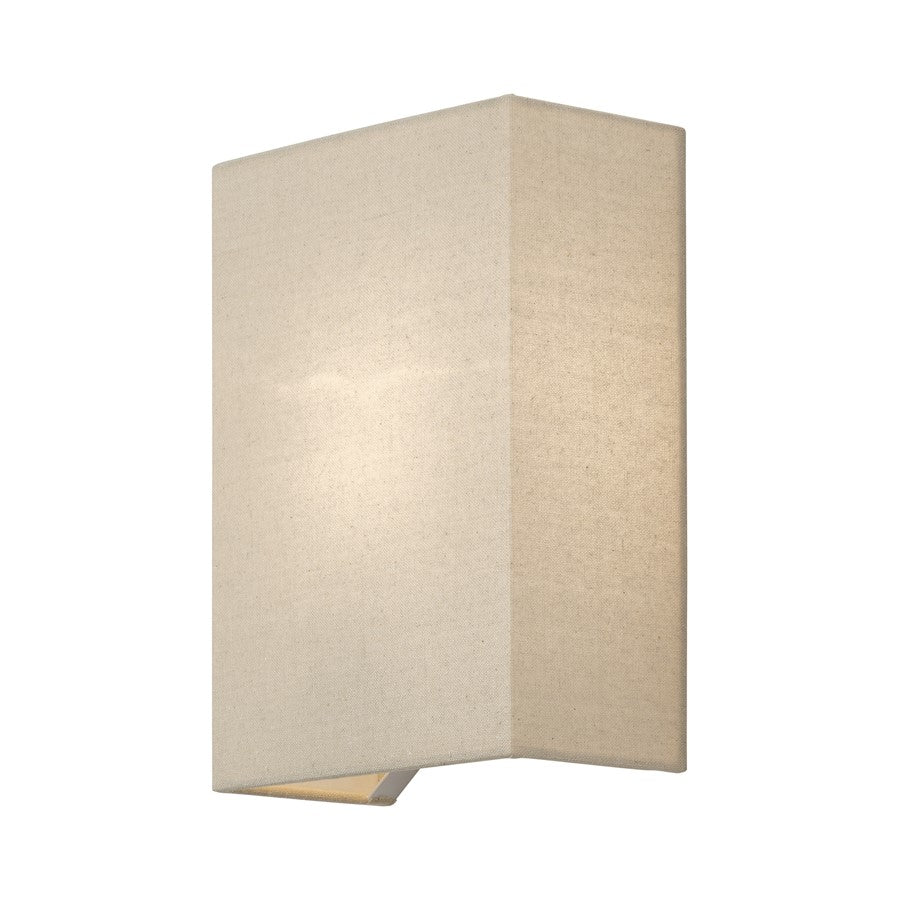 Livex Summit 1Lt ADA Sconce, Gold/Parchment Hardback/White
