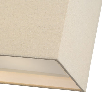 Livex Summit 4Lt Large Chandelier, Gold/Parchment Hardback/White