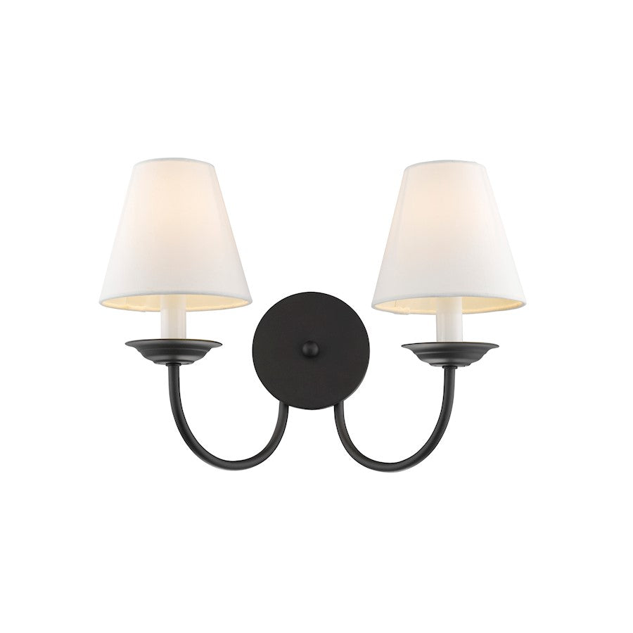 Livex Lighting Mendham Wall Sconce in Black