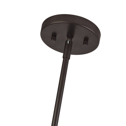 Livex Florell 1Lt 12" Dia Pendant, Bronze/Venetian Gold Polyester