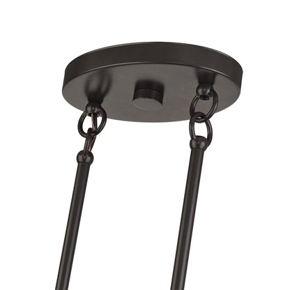 Livex Florell 3Lt Extra Large Chandelier, Bronze/Gold Polyester