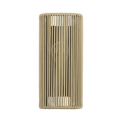 Livex Acordia 1Lt ADA 5" Sconce, Bronze/Venetian Gold Polyester Rope