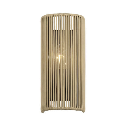 Livex Acordia 1Lt ADA 5" Sconce, Bronze/Venetian Gold Polyester Rope
