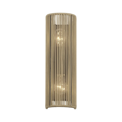 Livex Acordia 2Lt ADA Sconce, Bronze/Venetian Gold Polyester Rope