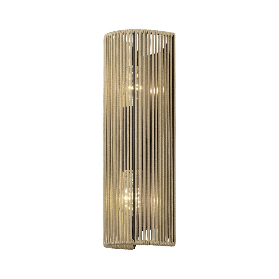 Livex Acordia 2Lt ADA Sconce, Bronze/Venetian Gold Polyester Rope
