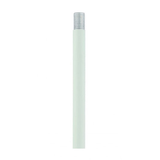 Livex 12" Rod Extension Stem, Textured White