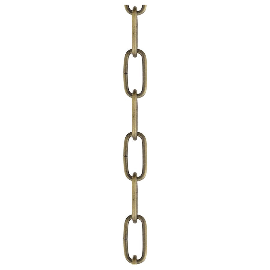 Livex Heavy Duty Decorative Chain, Antique Brass