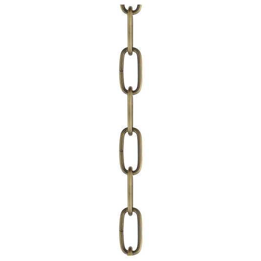 Livex Heavy Duty Decorative Chain, Antique Brass