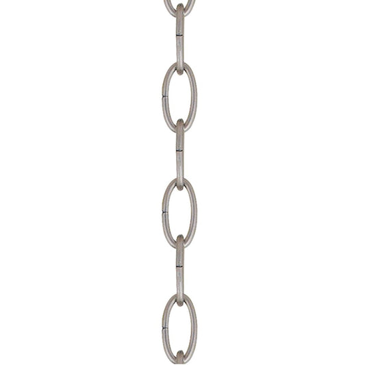 Livex Heavy Duty Decorative Chain, Brushed Nickel
