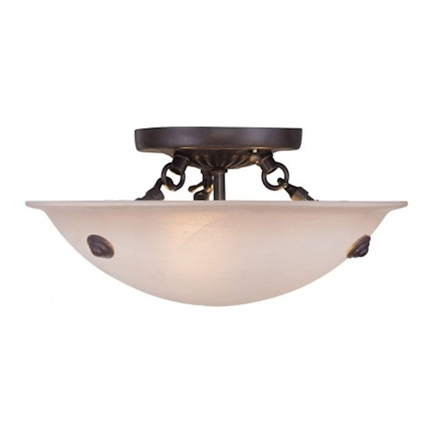 Livex Lighting Oasis Ceiling Mount in Bronze