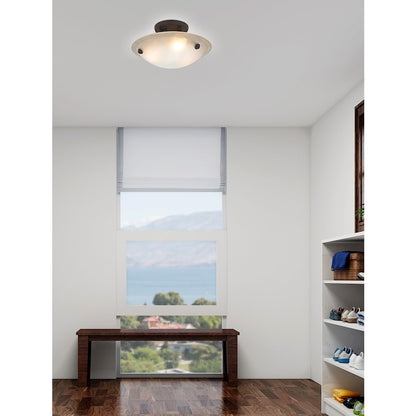 Livex Lighting Oasis Ceiling Mount in Bronze