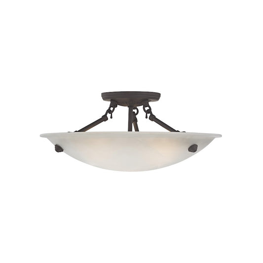 Livex Lighting Oasis Ceiling Mount in Bronze