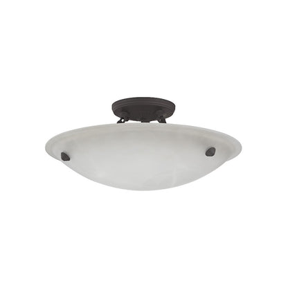 Livex Lighting Oasis Ceiling Mount in Bronze