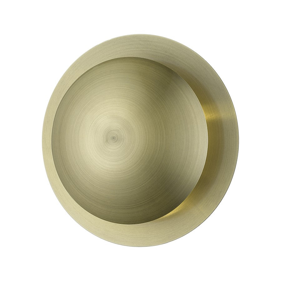 Livex Ventura 2 Light Medium Semi-Flush/Wall Sconce, Brass