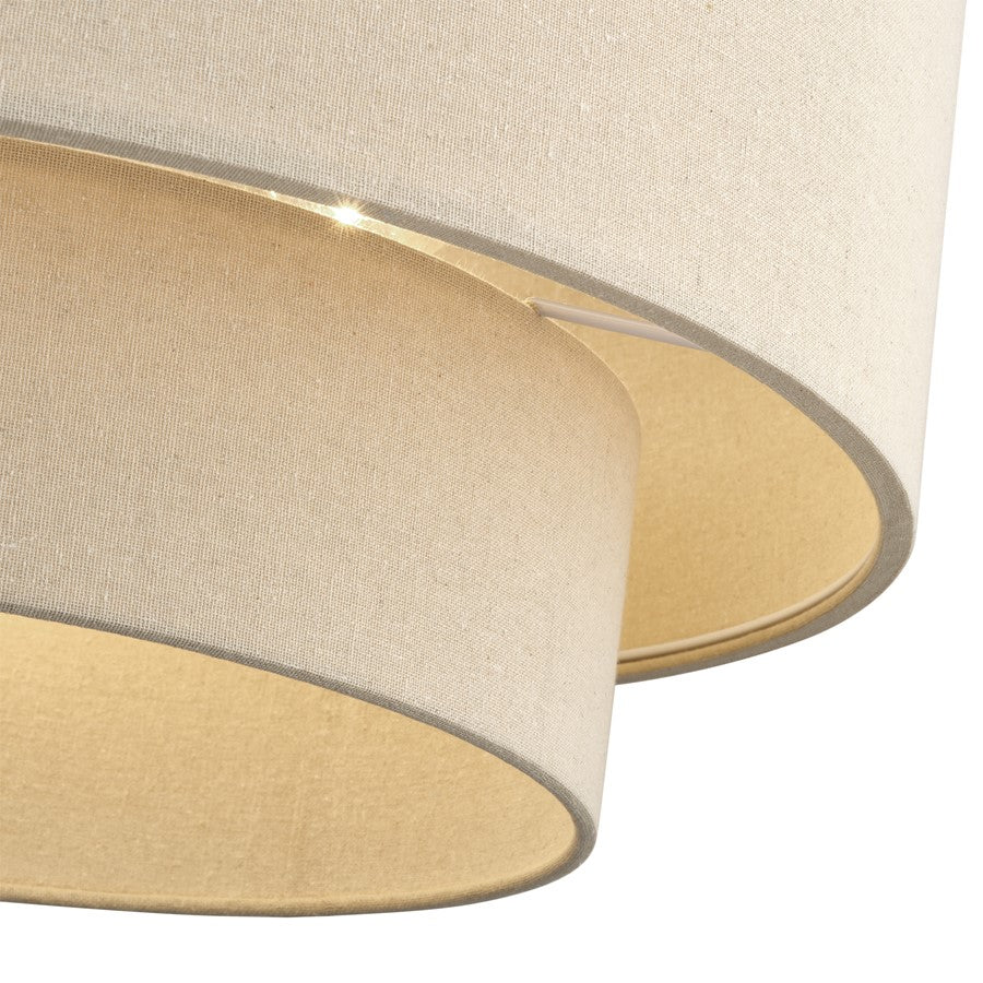 Livex Bellingham 3Lt Pendant, Bronze/Parchment Hardback