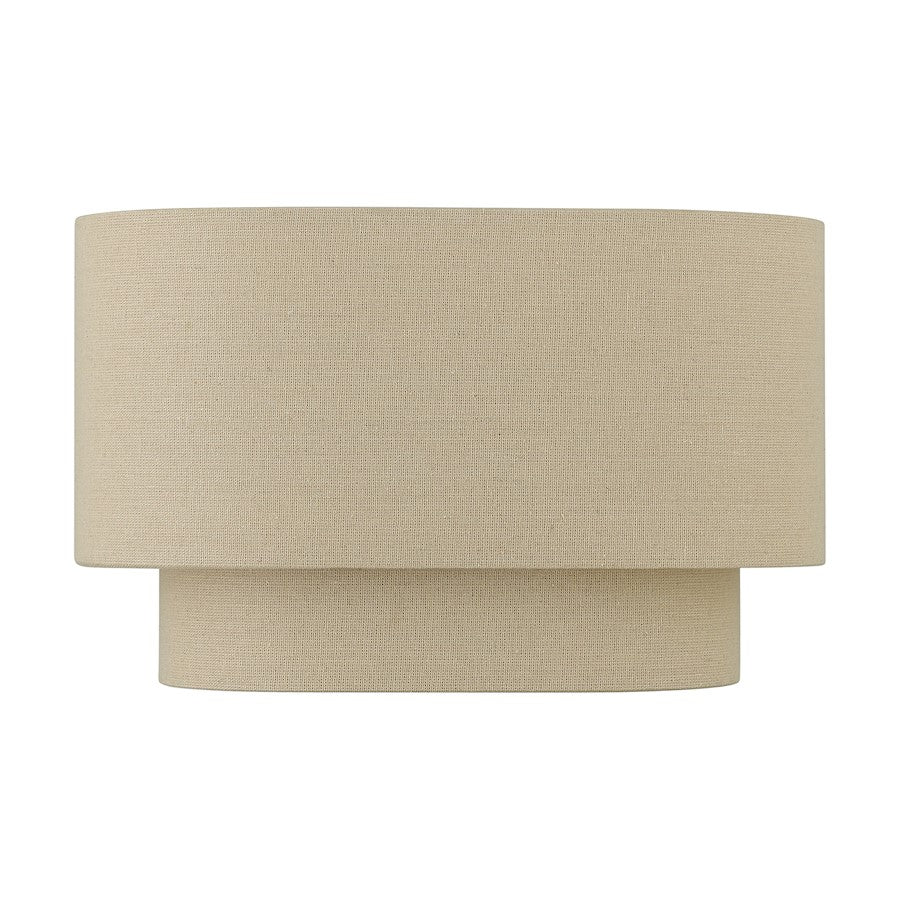 Livex Bellingham 2 Light ADA Sconce, Gold Leaf/Parchment
