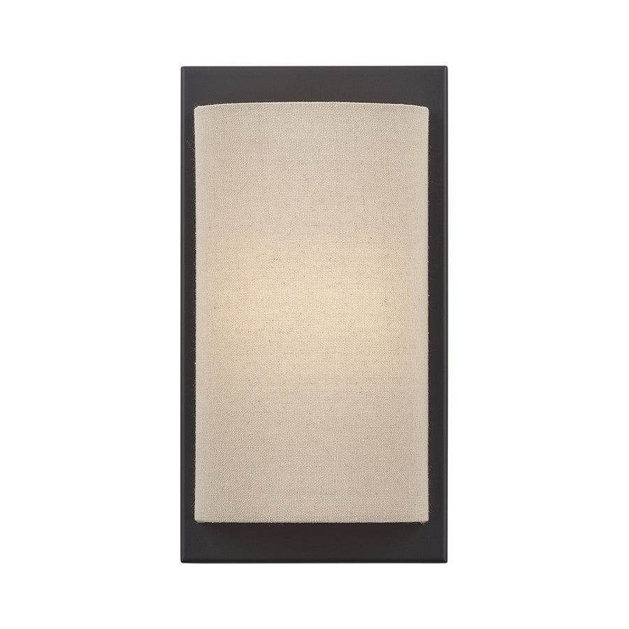 Livex Bellingham 1Lt ADA Sconce, Bronze/Parchment Hardback - 58890-07