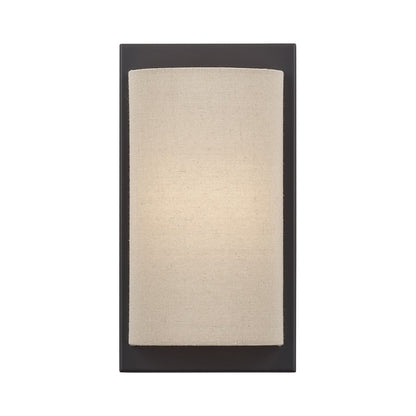 Livex Bellingham 1Lt ADA Sconce, Bronze/Parchment Hardback - 58890-07