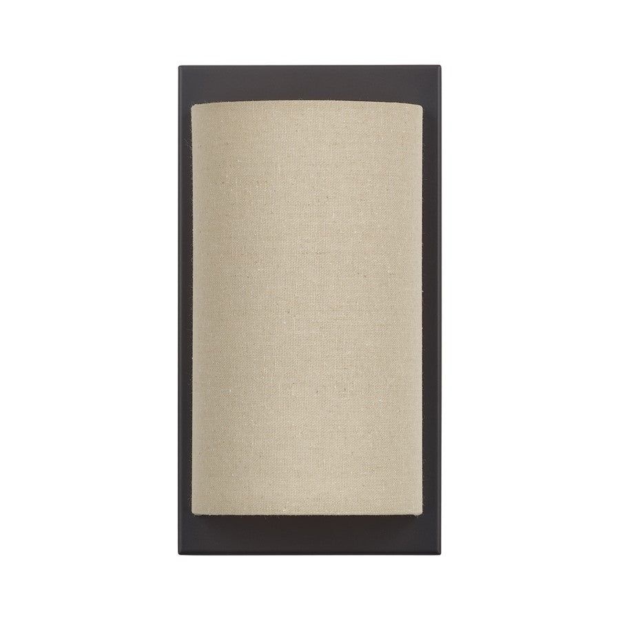 Livex Bellingham 1Lt ADA Sconce, Bronze/Parchment Hardback