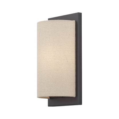 Livex Bellingham 1Lt ADA Sconce, Bronze/Parchment Hardback