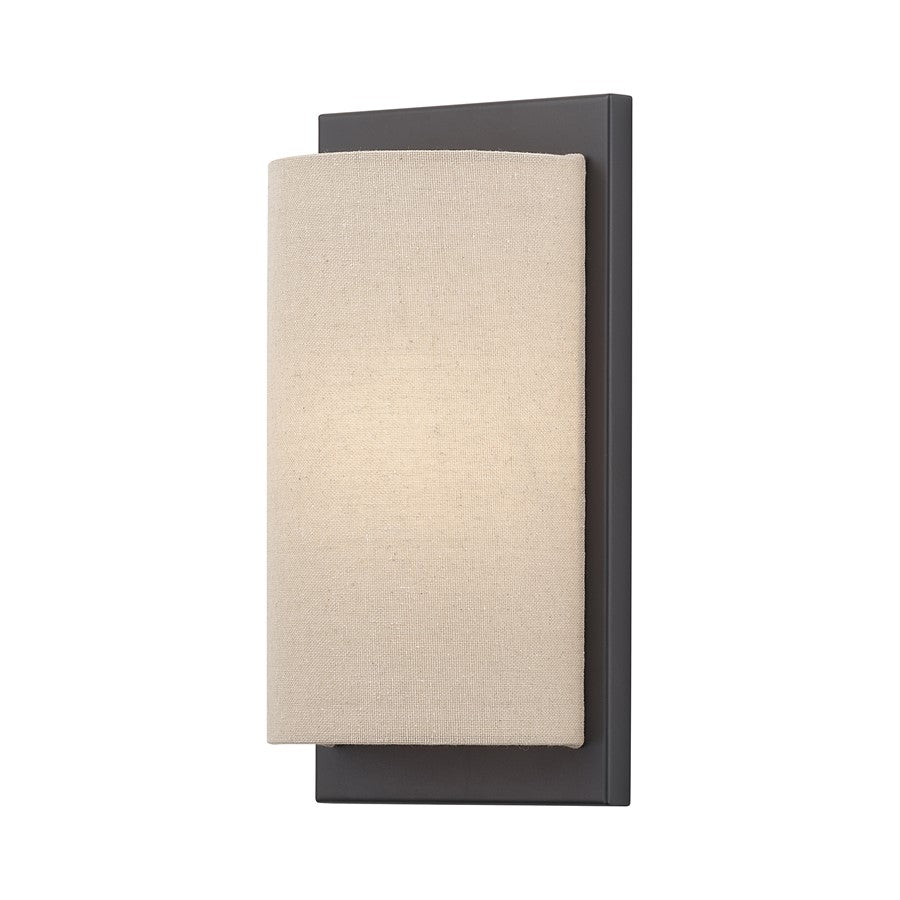 Livex Bellingham 1Lt ADA Sconce, Bronze/Parchment Hardback