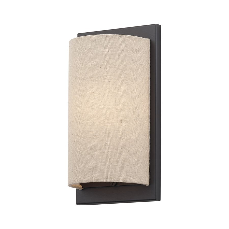 Livex Bellingham 1Lt ADA Sconce, Bronze/Parchment Hardback