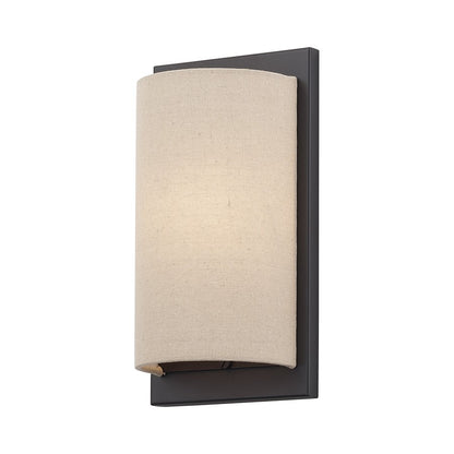 Livex Bellingham 1Lt ADA Sconce, Bronze/Parchment Hardback