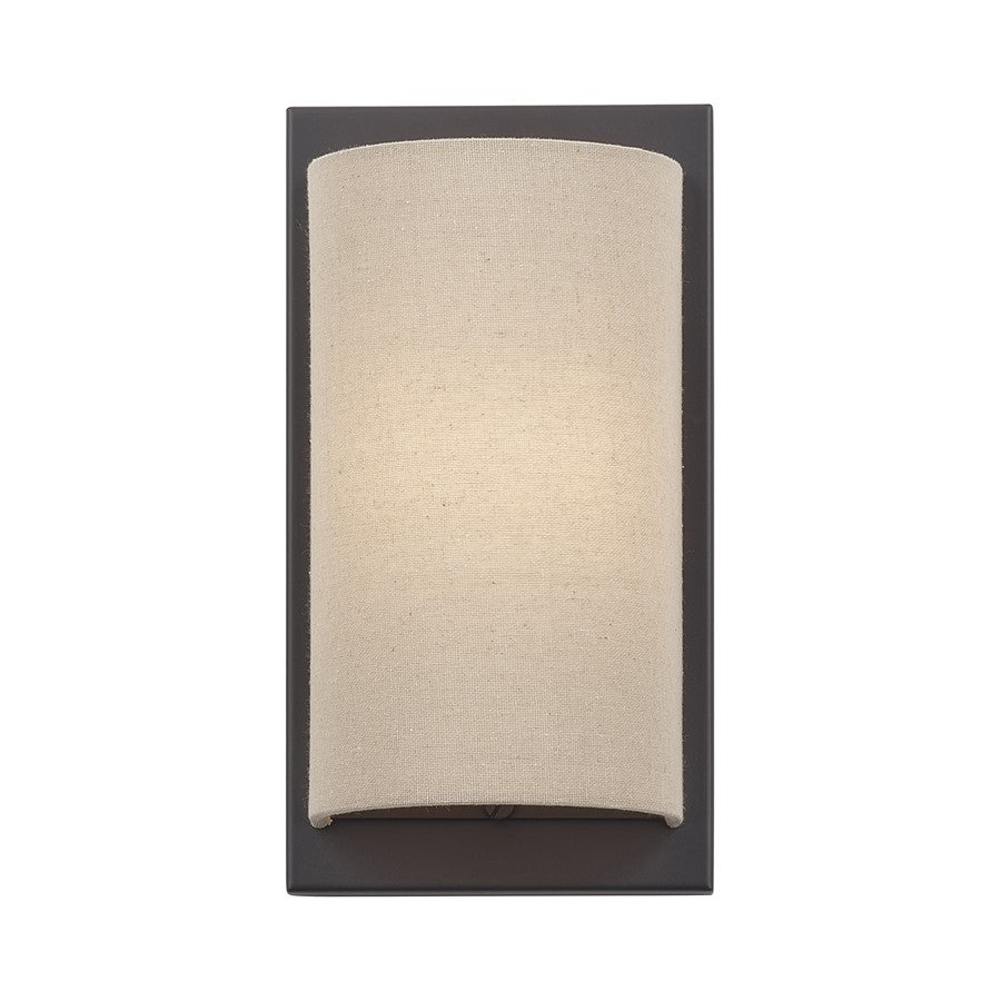 Livex Bellingham 1Lt ADA Sconce, Bronze/Parchment Hardback