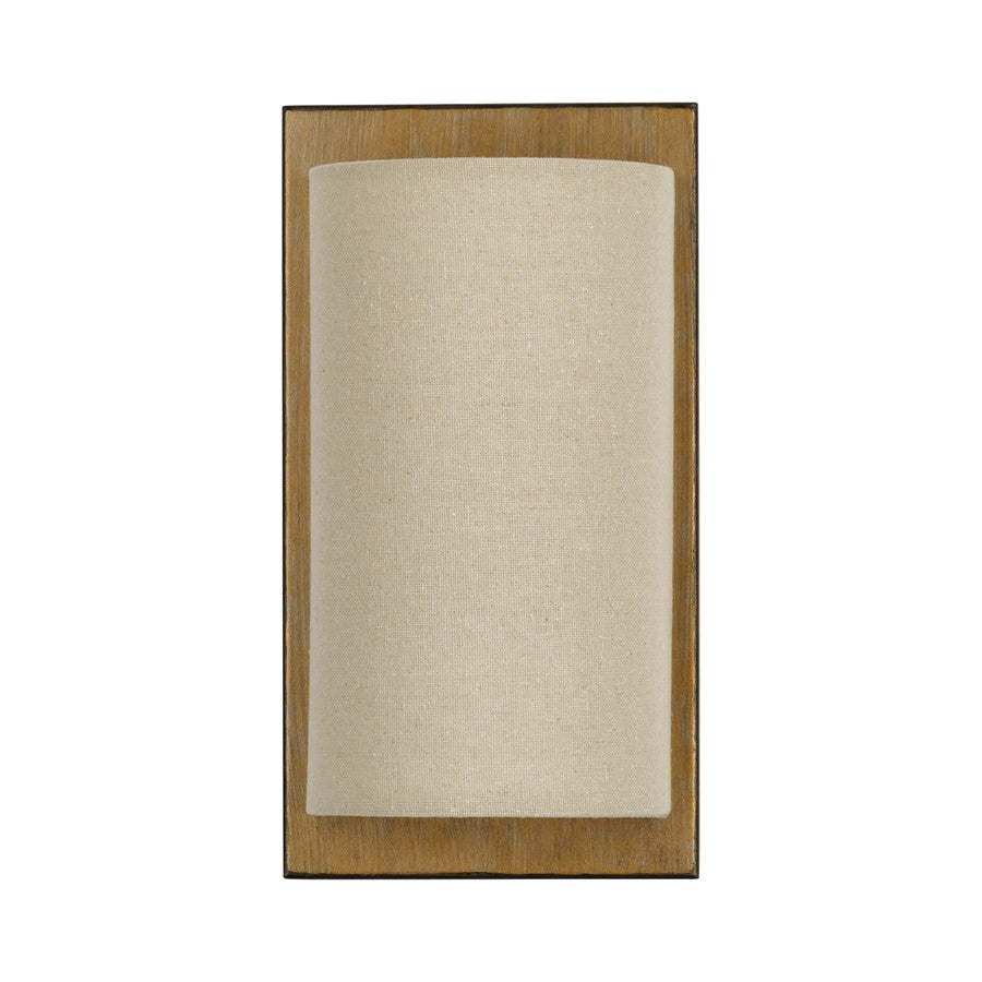Livex Bellingham 1Lt ADA 6" Sconce, Gold/Parchment Hardback