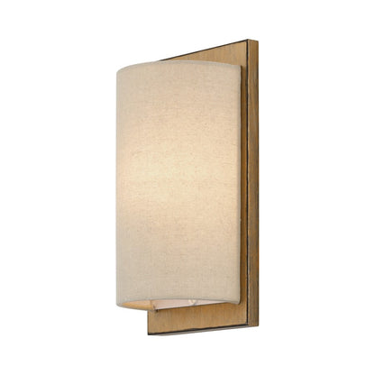 Livex Bellingham 1Lt ADA 6" Sconce, Gold/Parchment Hardback