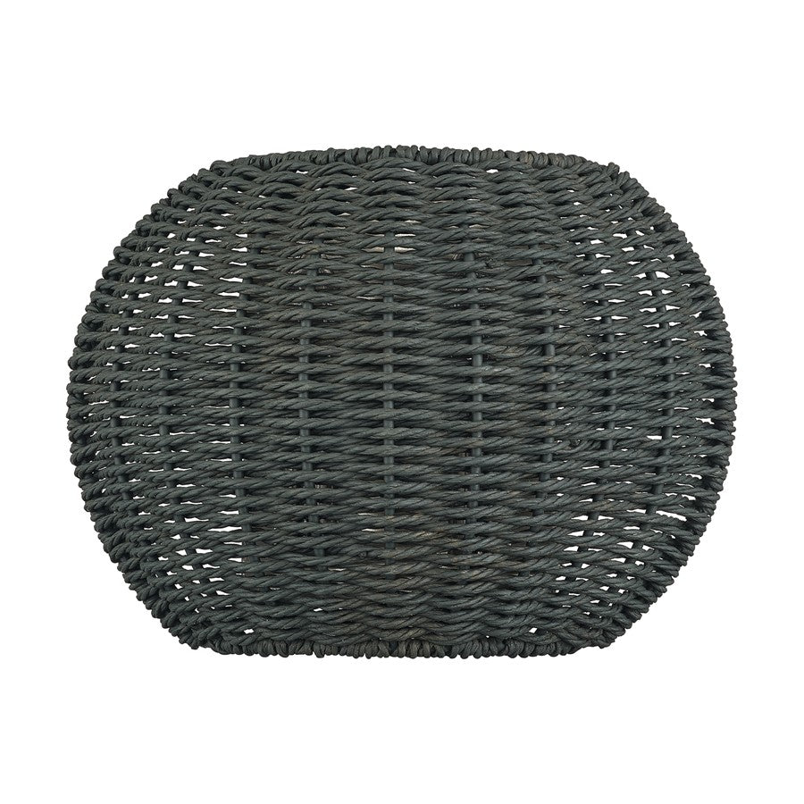 Livex Deluna 2Lt ADA Sconce, Black/Hand-Woven Black