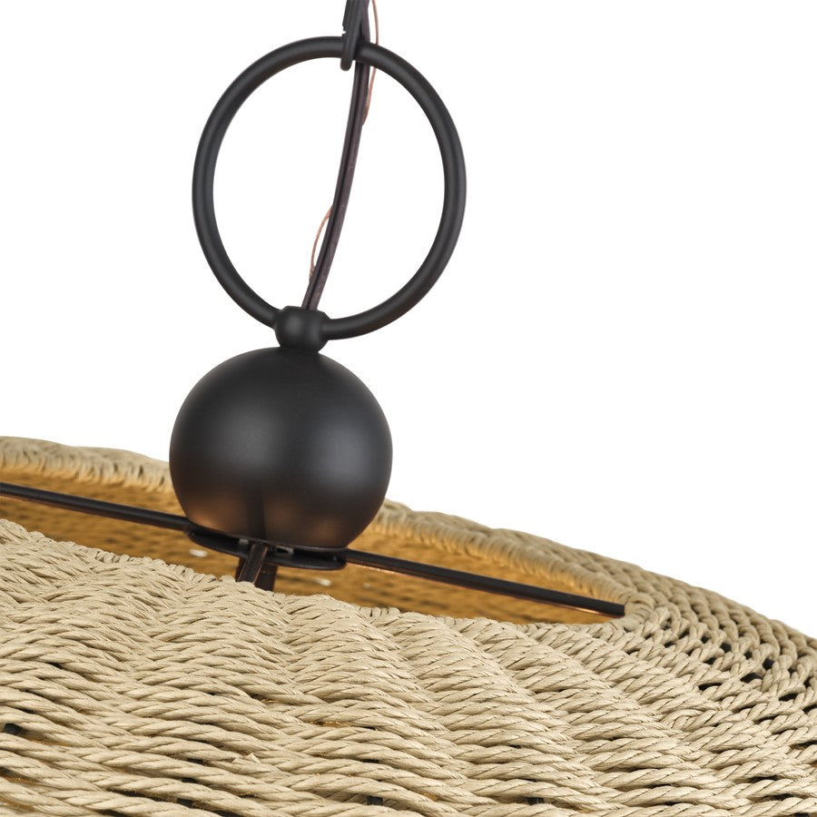 Livex Summervine 5Lt Pendant Chandelier, Bronze/French Beige