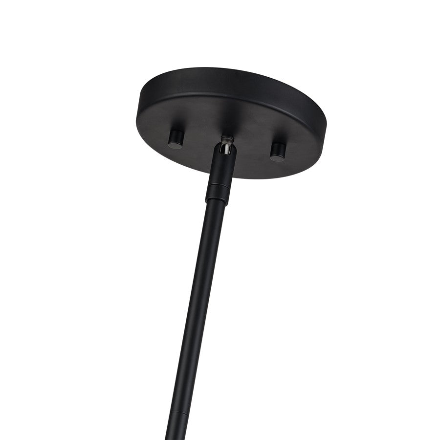 Livex Acordia 5Lt Pendant Chandelier, Black/Parisian Night Polyester