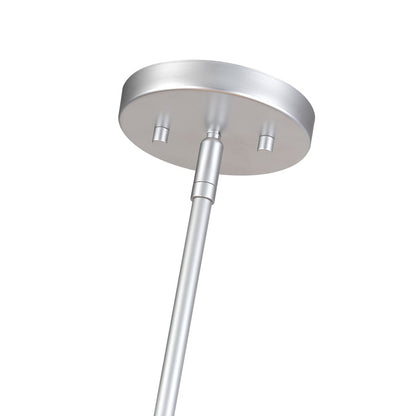 Livex Acordia 3Lt Pendant Chandelier, Nickel/Parisian Polyester