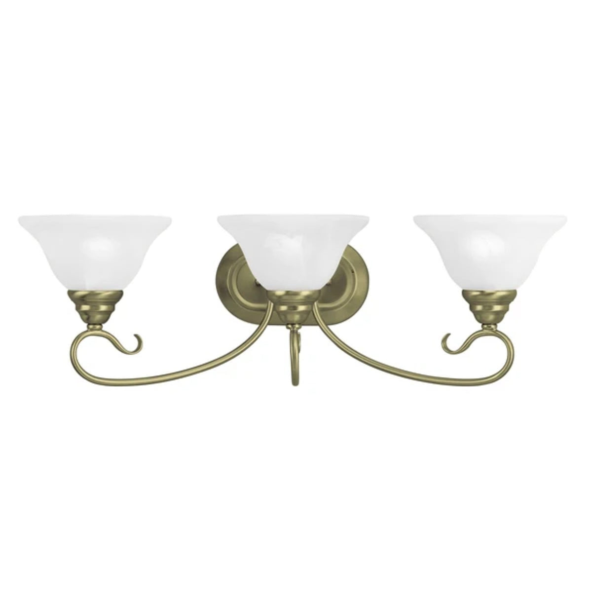 Livex Lighting Coronado Bath Light in Antique Brass