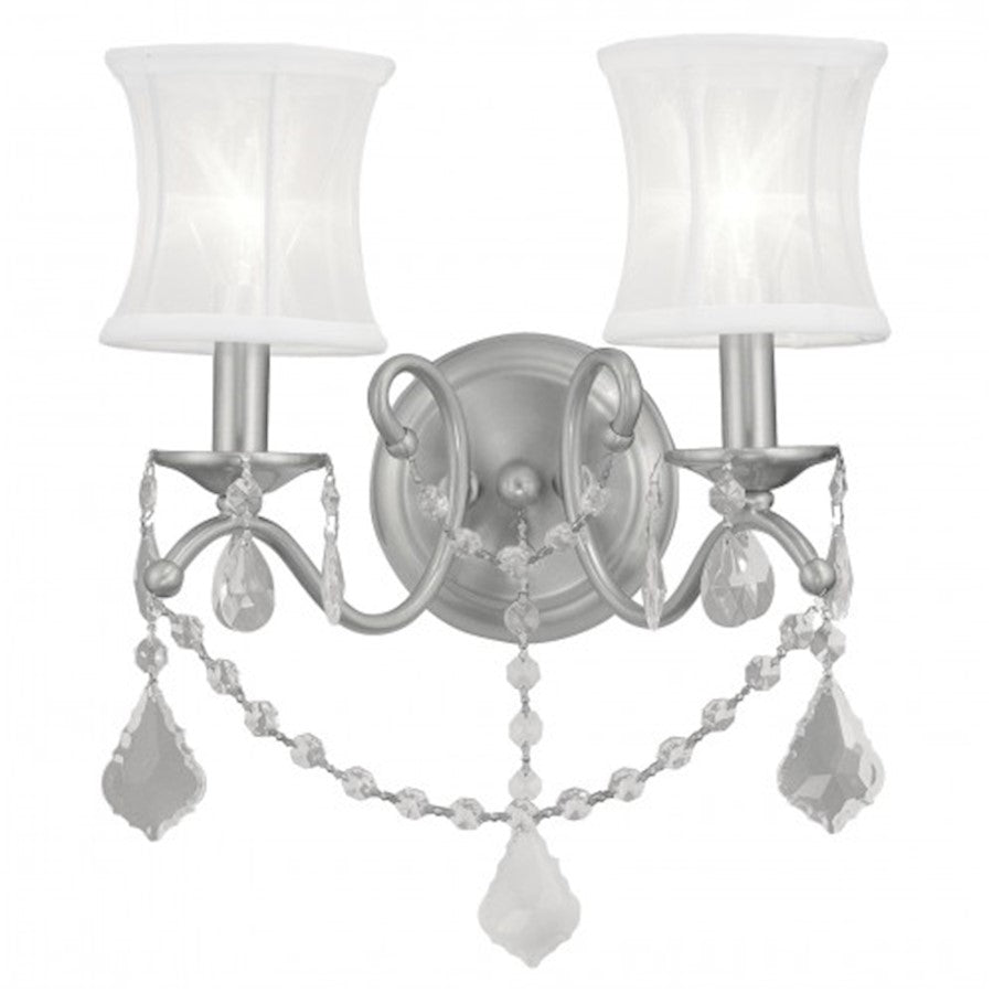 Livex Lighting Newcastle Wall Sconce in Brushed Nickel