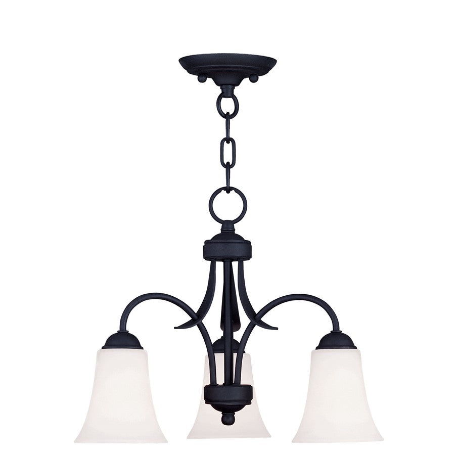 Livex Lighting Ridgedale Convertible Chain Hang/Ceiling Mount in Black