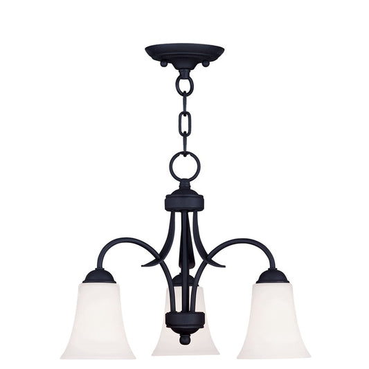 Livex Lighting Ridgedale Convertible Chain Hang/Ceiling Mount in Black