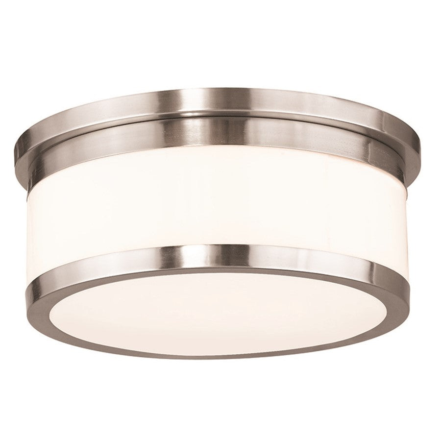 Livex Lighting Stafford Flush Mounts, Brushed Nickel