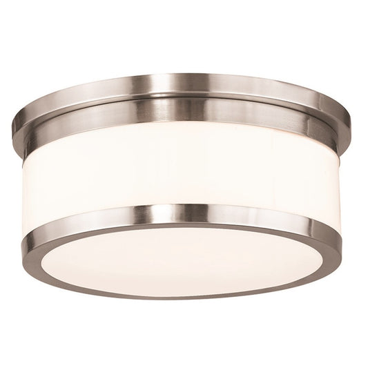Livex Lighting Stafford Flush Mounts, Brushed Nickel