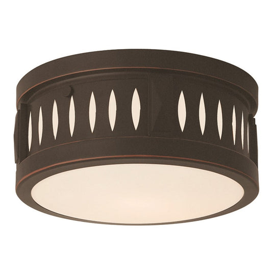 Livex Lighting Vista Flush Mounts, Olde Bronze
